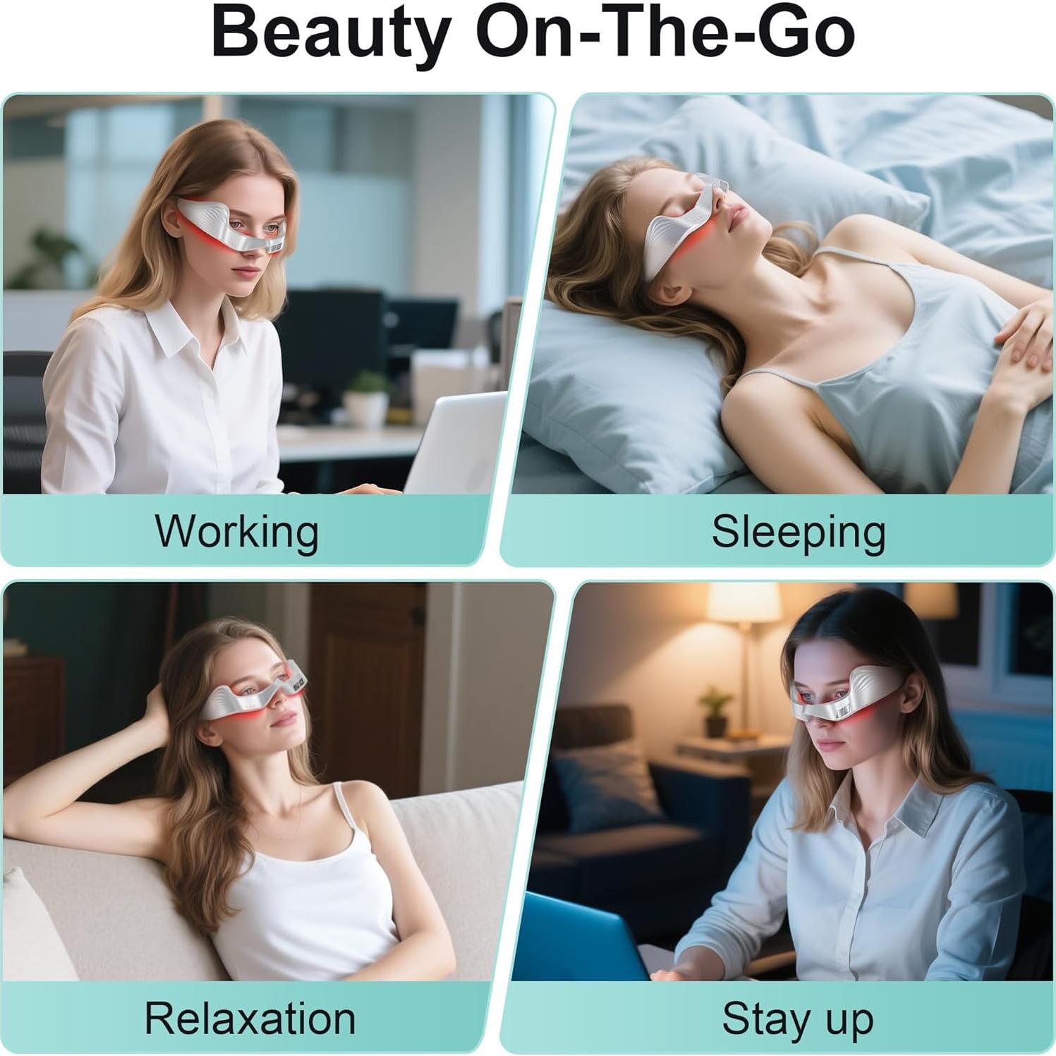 Gafas de Terapia de Luz Roja Luxulist MYY0001 650nm para Ojos