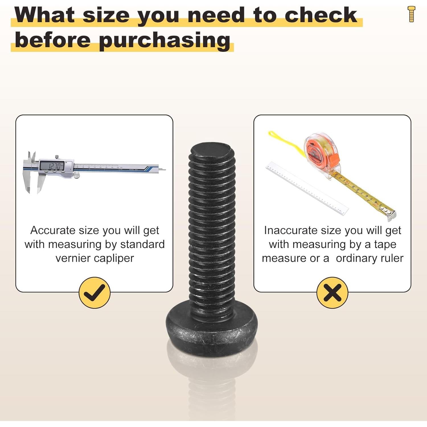 Tornillos de Seguridad Torx Metallixity M3-0.5x6mm 100Pcs