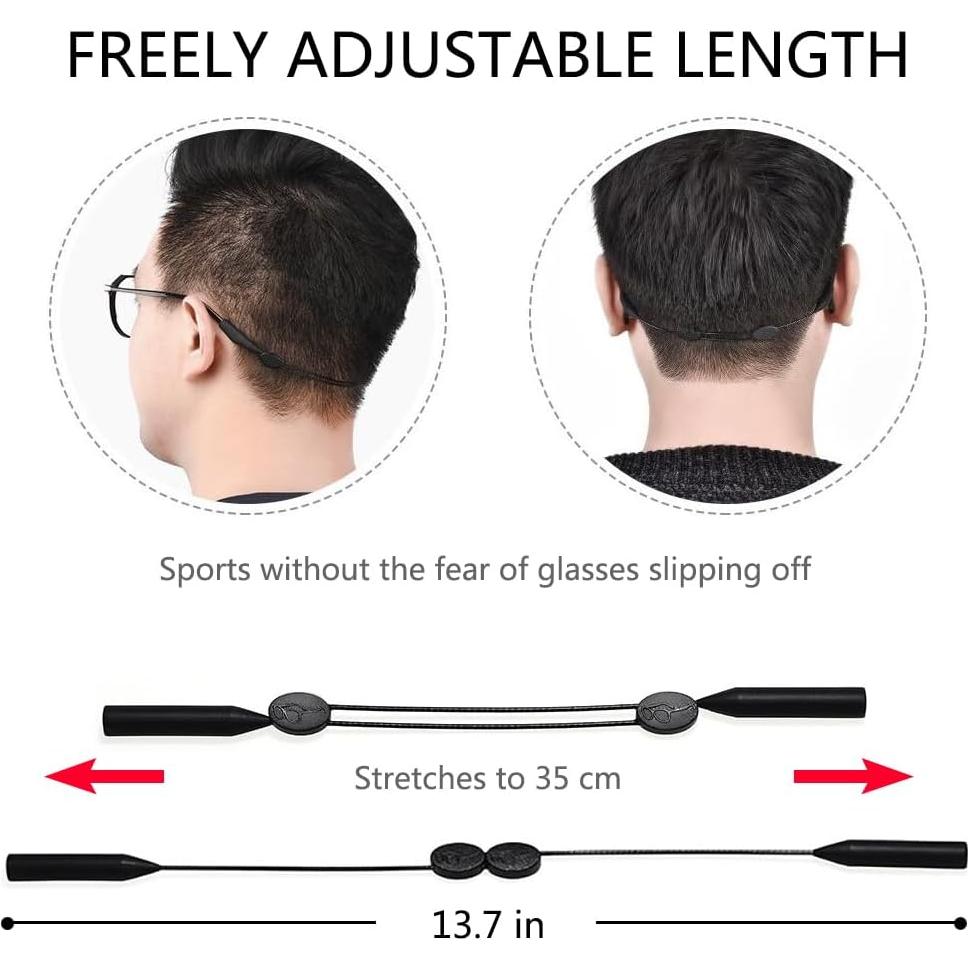 Correa para Gafas GOTOBA - 6 Piezas Ajustables Unisex