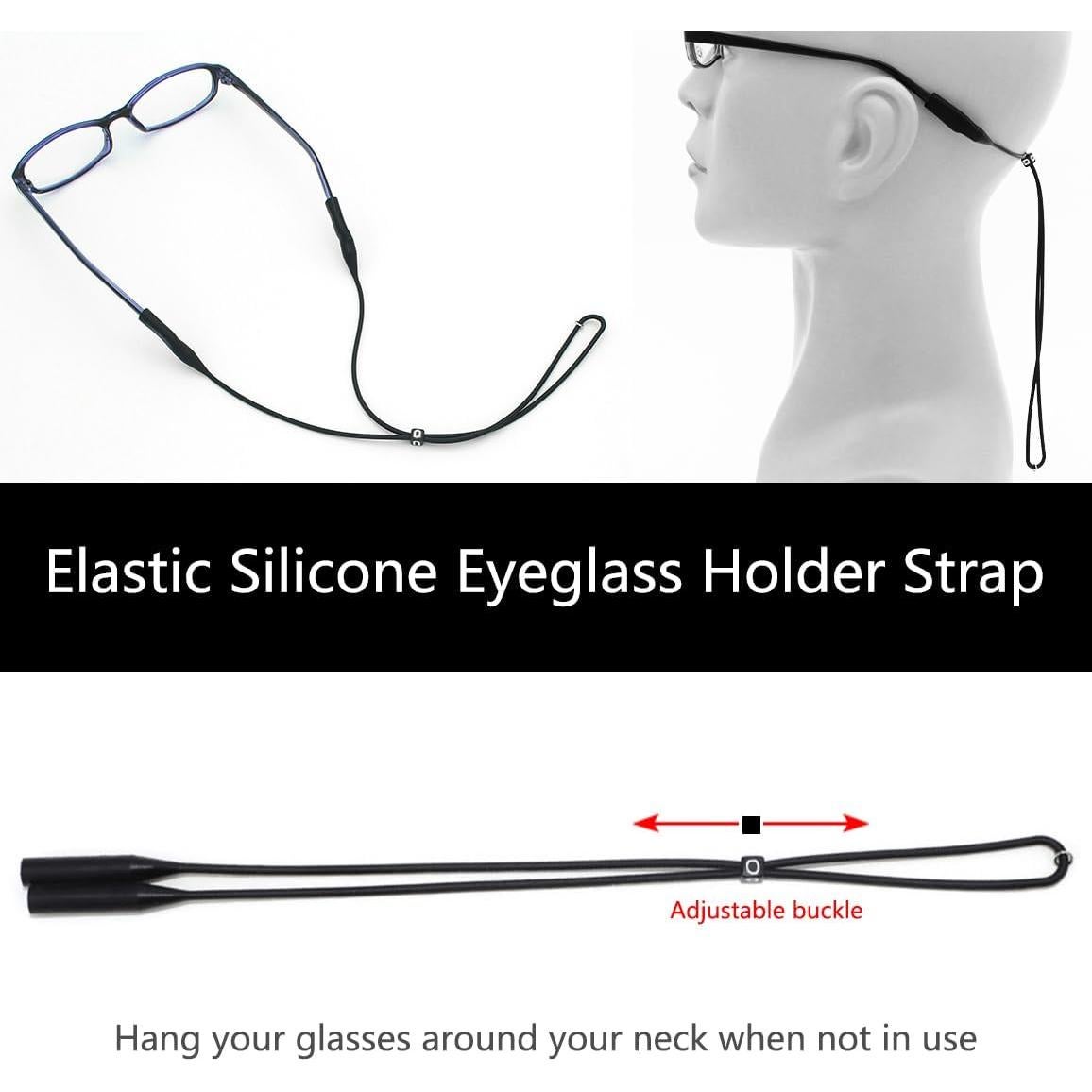 Correa para Gafas GOTOBA - 6 Piezas Ajustables Unisex