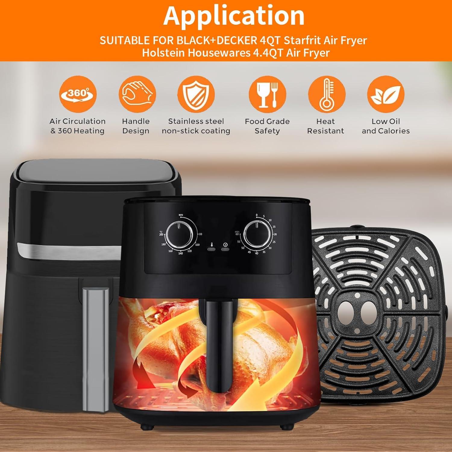 Plato de Parrilla Crisper Goodtechnical 20.5 cm para Freidora de Aire