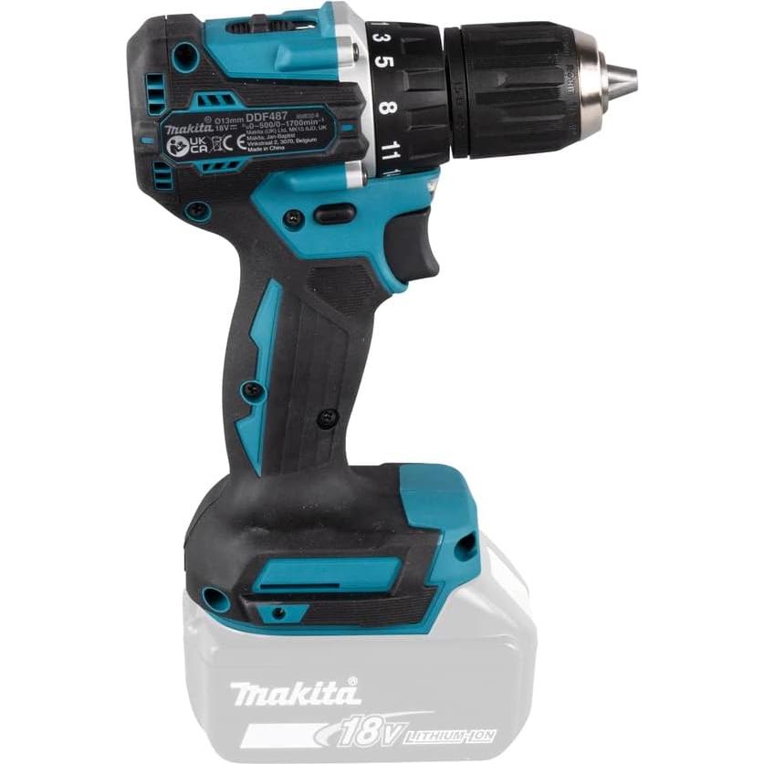 Taladro Atornillador Inalámbrico Makita DDF487Z 18V 40Nm