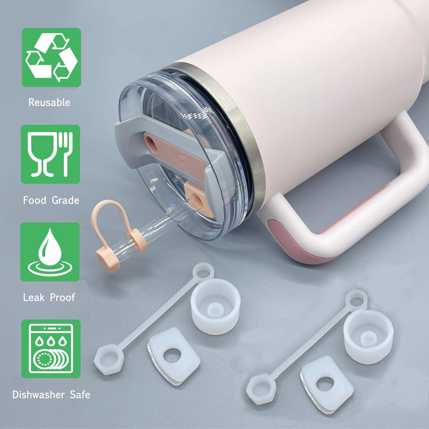 Juego de 8 Tapones de Silicona KACPAUQEL para Vaso Stanley 2.0