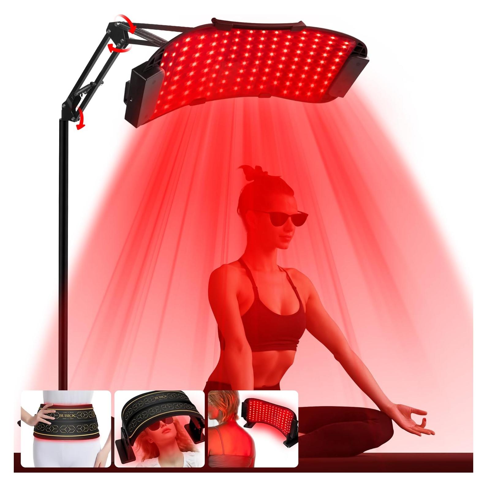 Terapia de Luz Roja Infrarroja ZagMufe con Soporte Ajustable