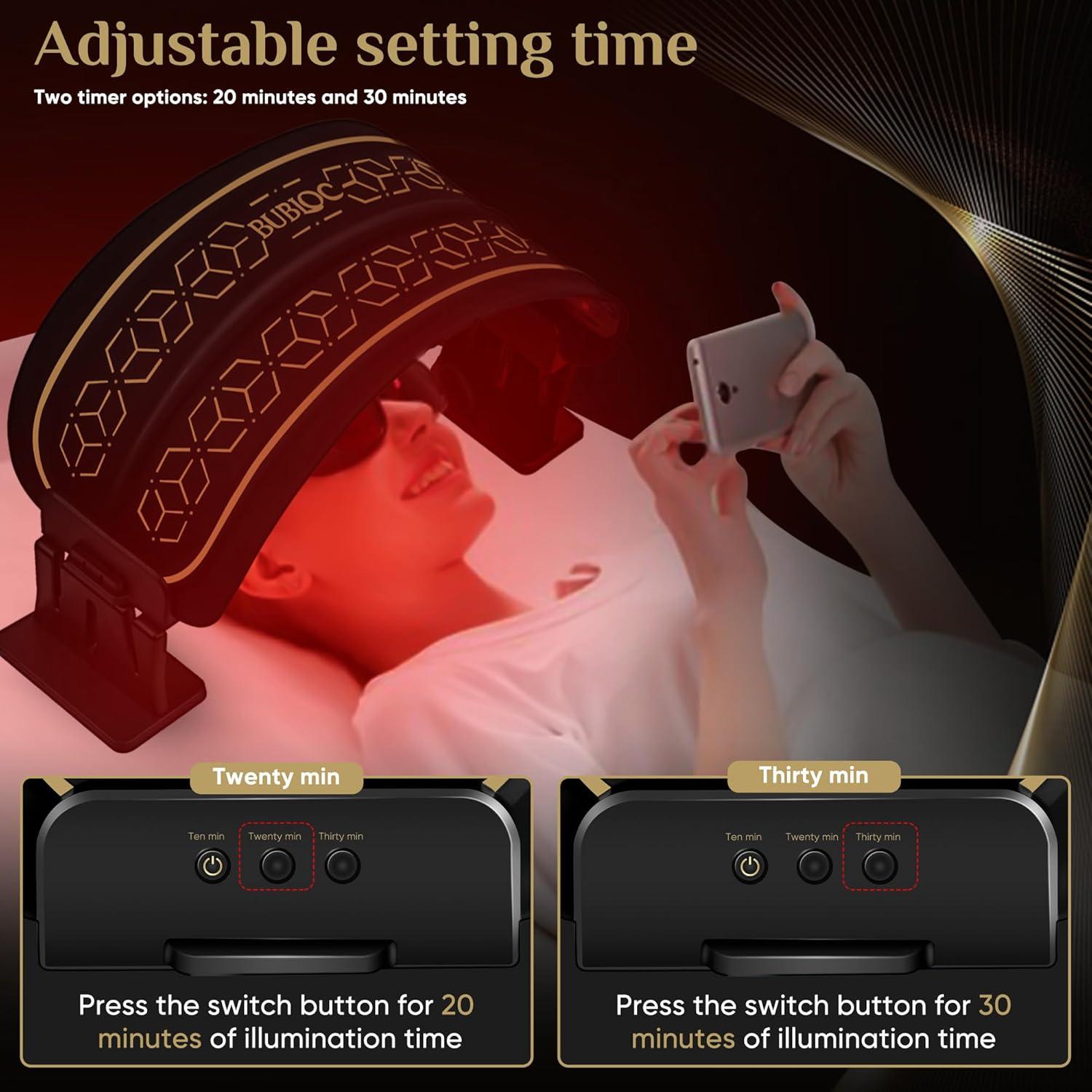 Terapia de Luz Roja Infrarroja ZagMufe con Soporte Ajustable