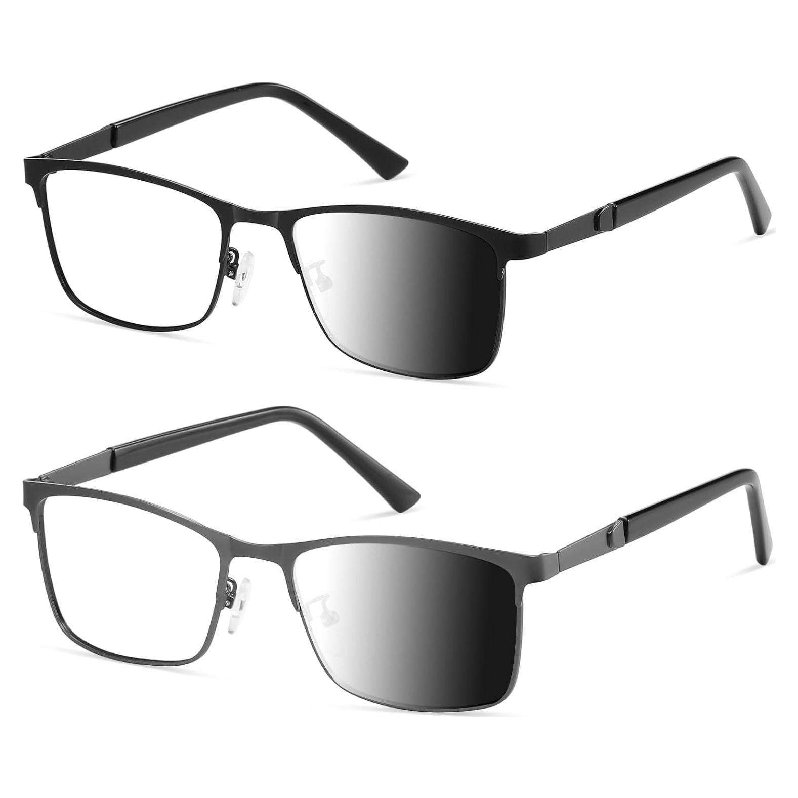 Gafas de lectura fotocromáticas PUBOWT con bloqueo luz azul