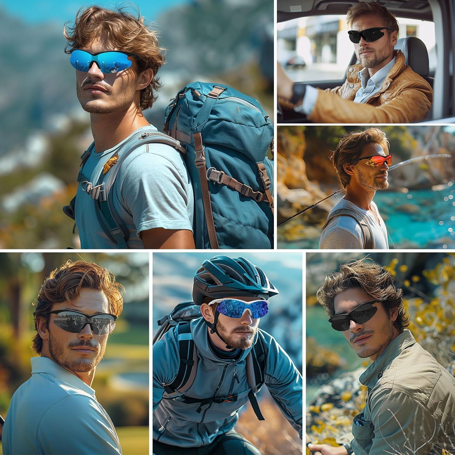 Gafas de sol deportivas OFWIN polarizadas UV400 unisex