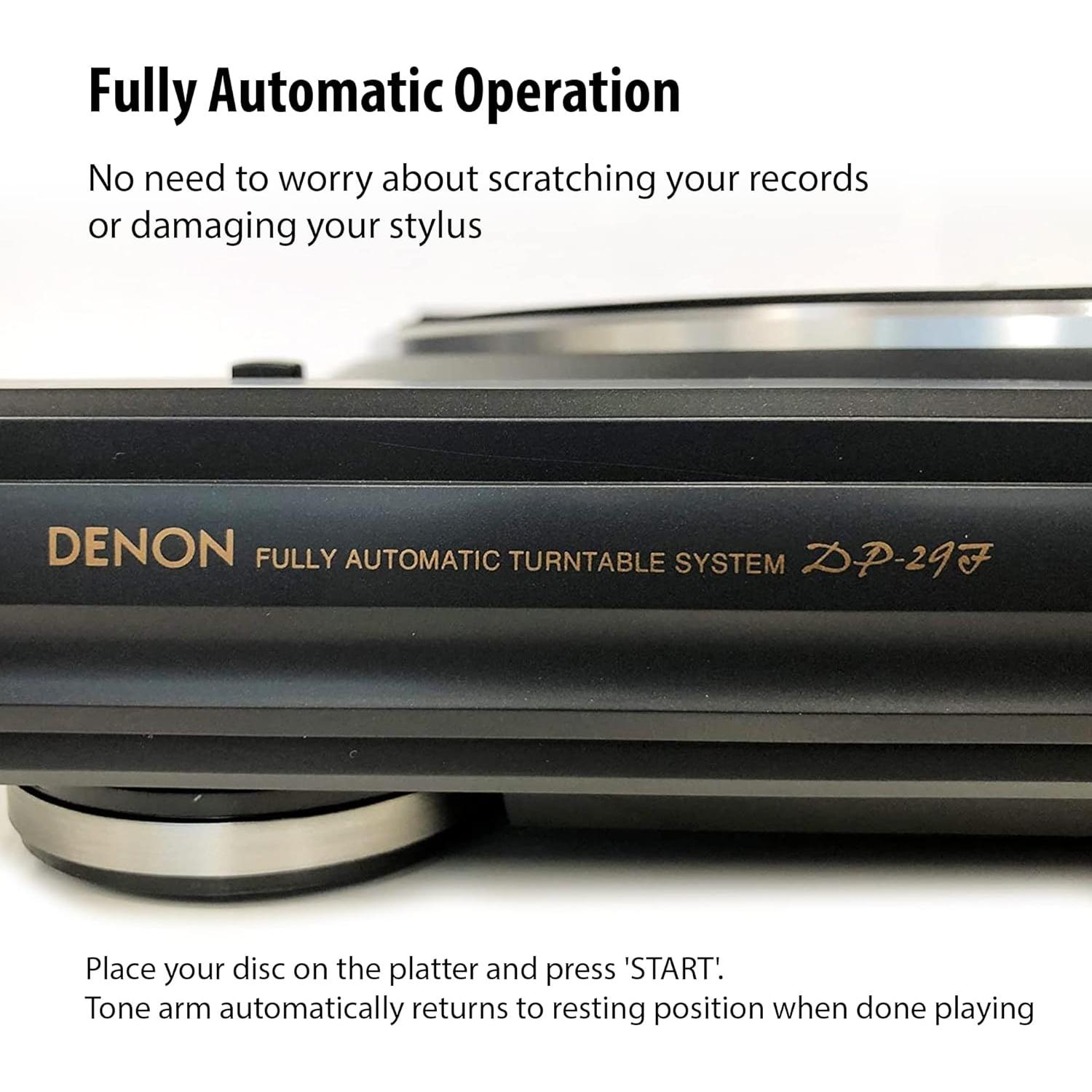 Tocadiscos Automático Denon DP-29F con Ecualizador Phono RIAA