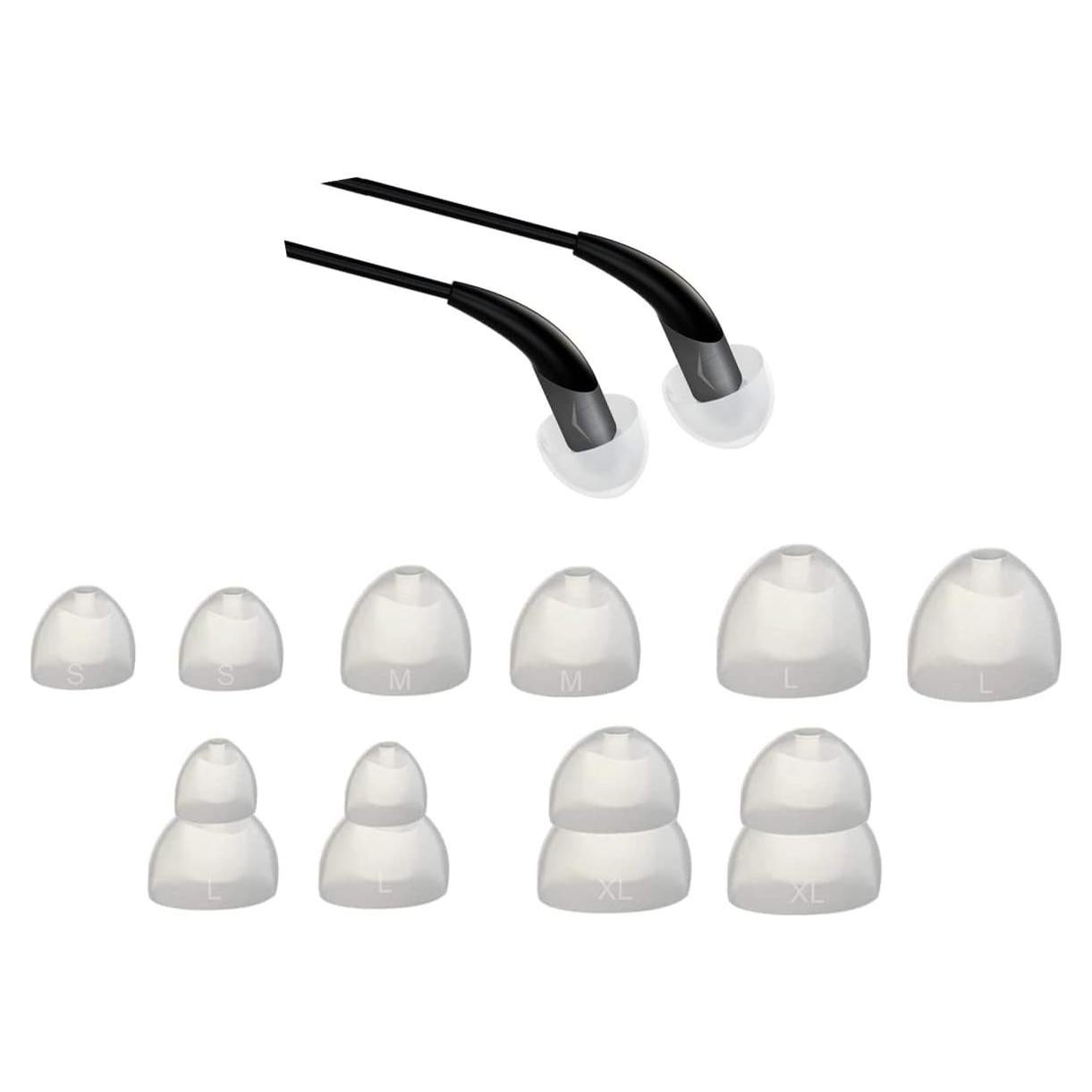 Puntas de oído Zotech para auriculares Klipsch - 5 pares de silicona