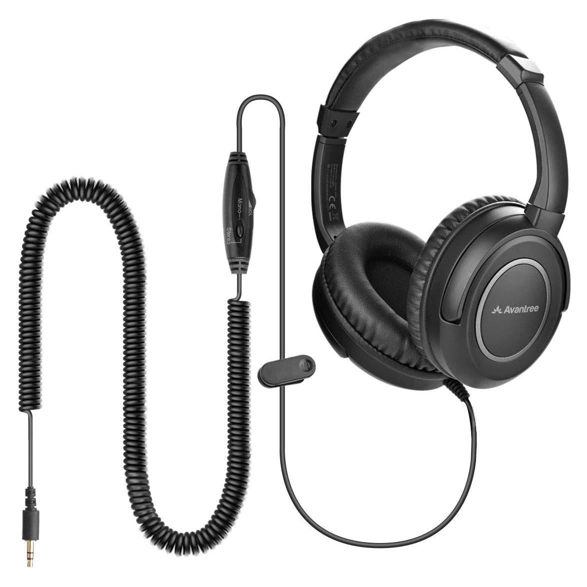 Auriculares con cable Avantree HF039 5M para TV y PC