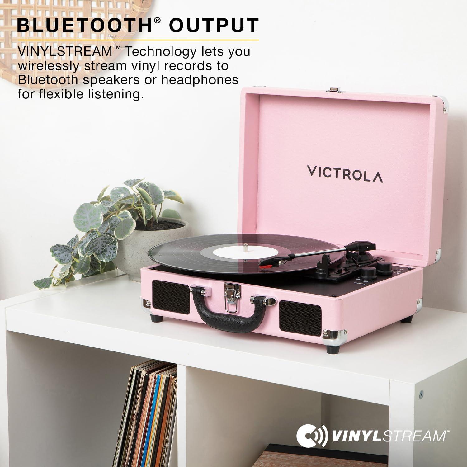 Reproductor de Discos Victrola Journey II Bluetooth Negro