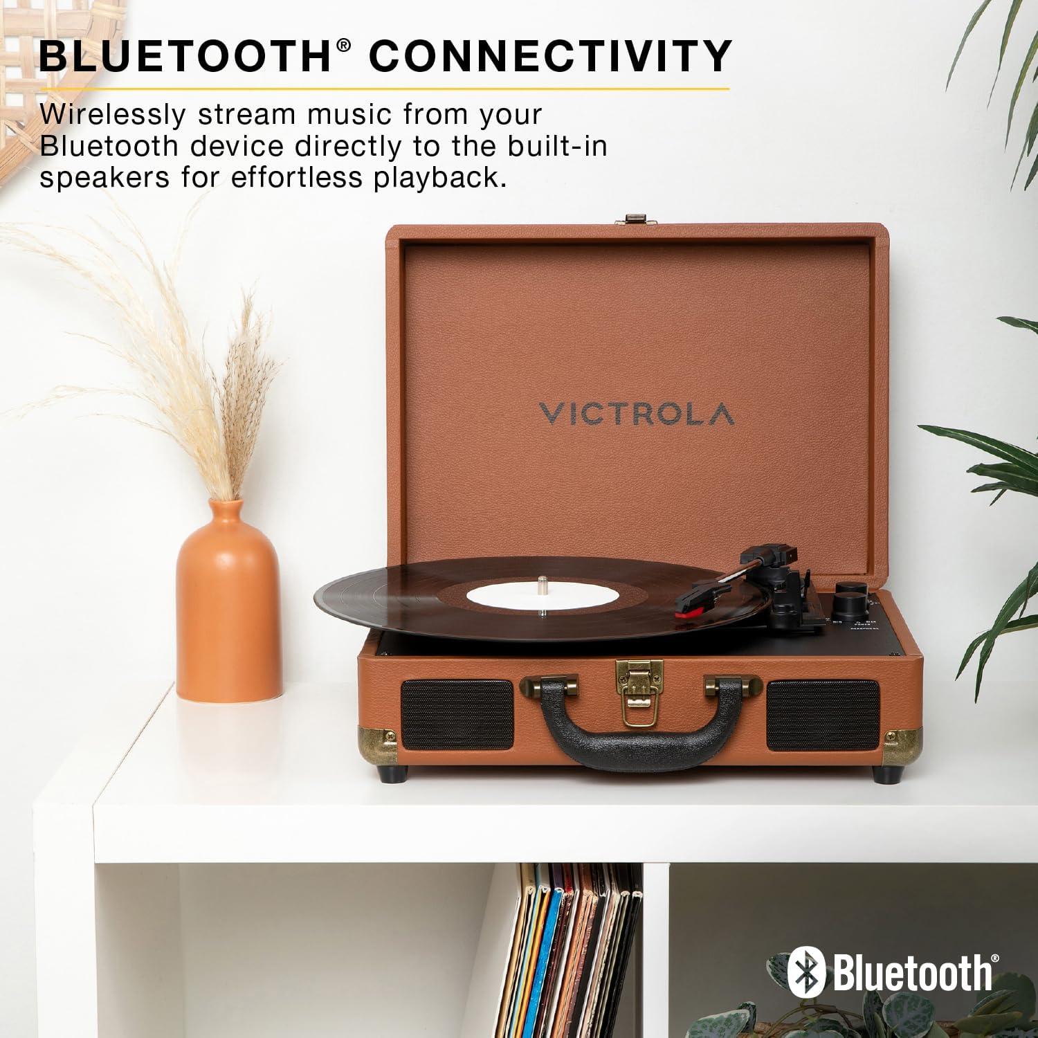 Reproductor de Discos Victrola Journey II Bluetooth Negro