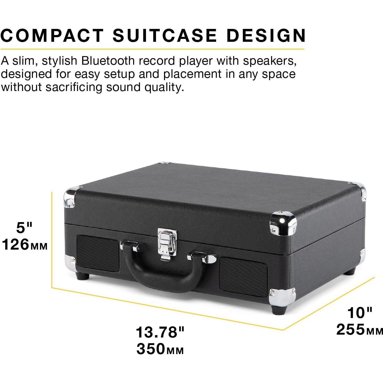 Reproductor de Discos Victrola Journey II Bluetooth Negro
