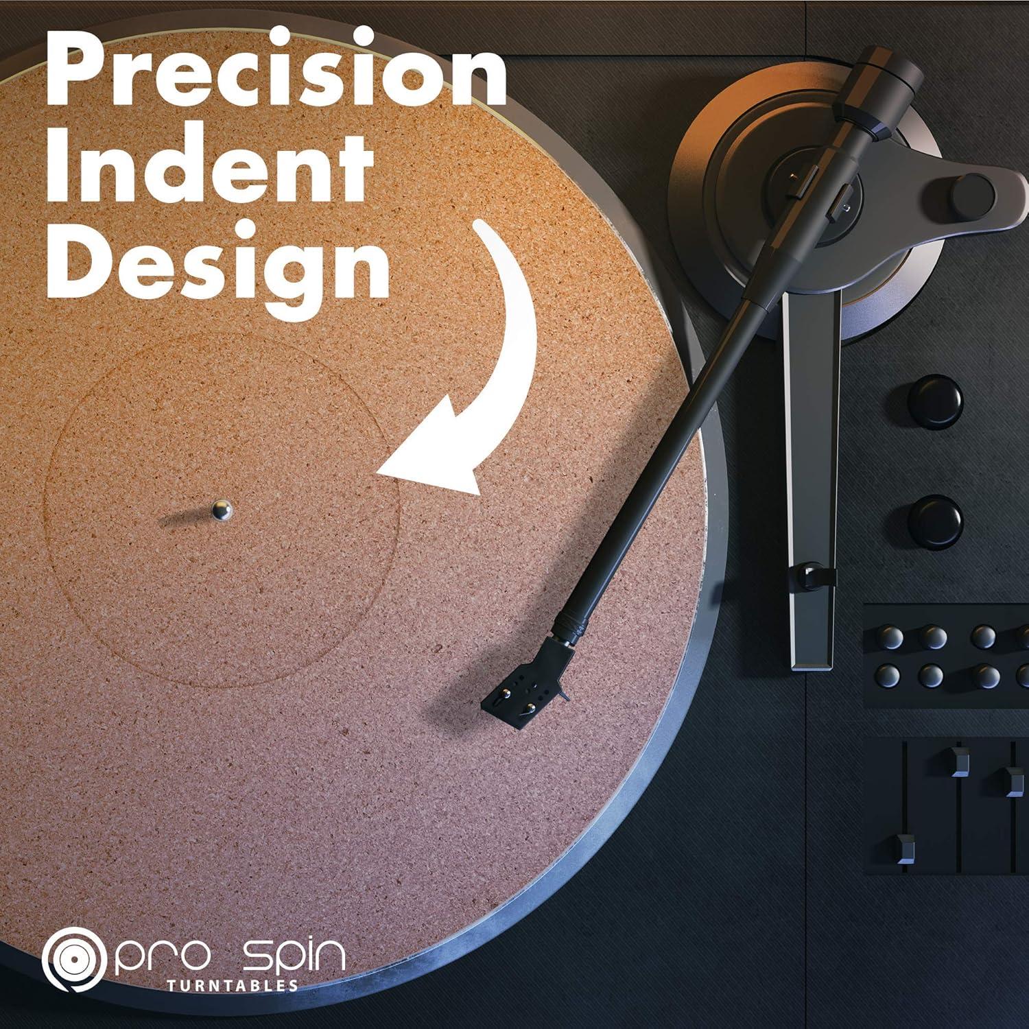 Alfombrilla de tornamesa de corcho PRO SPIN 3mm para vinilos