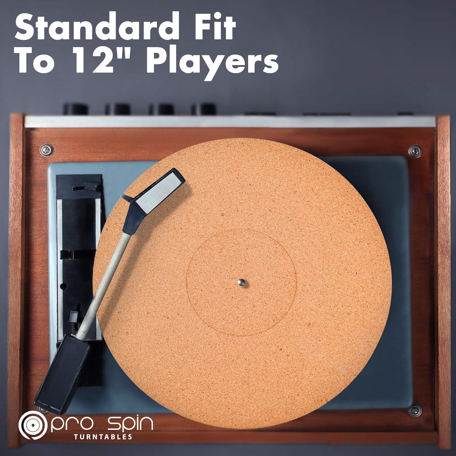 Alfombrilla de tornamesa de corcho PRO SPIN 3mm para vinilos