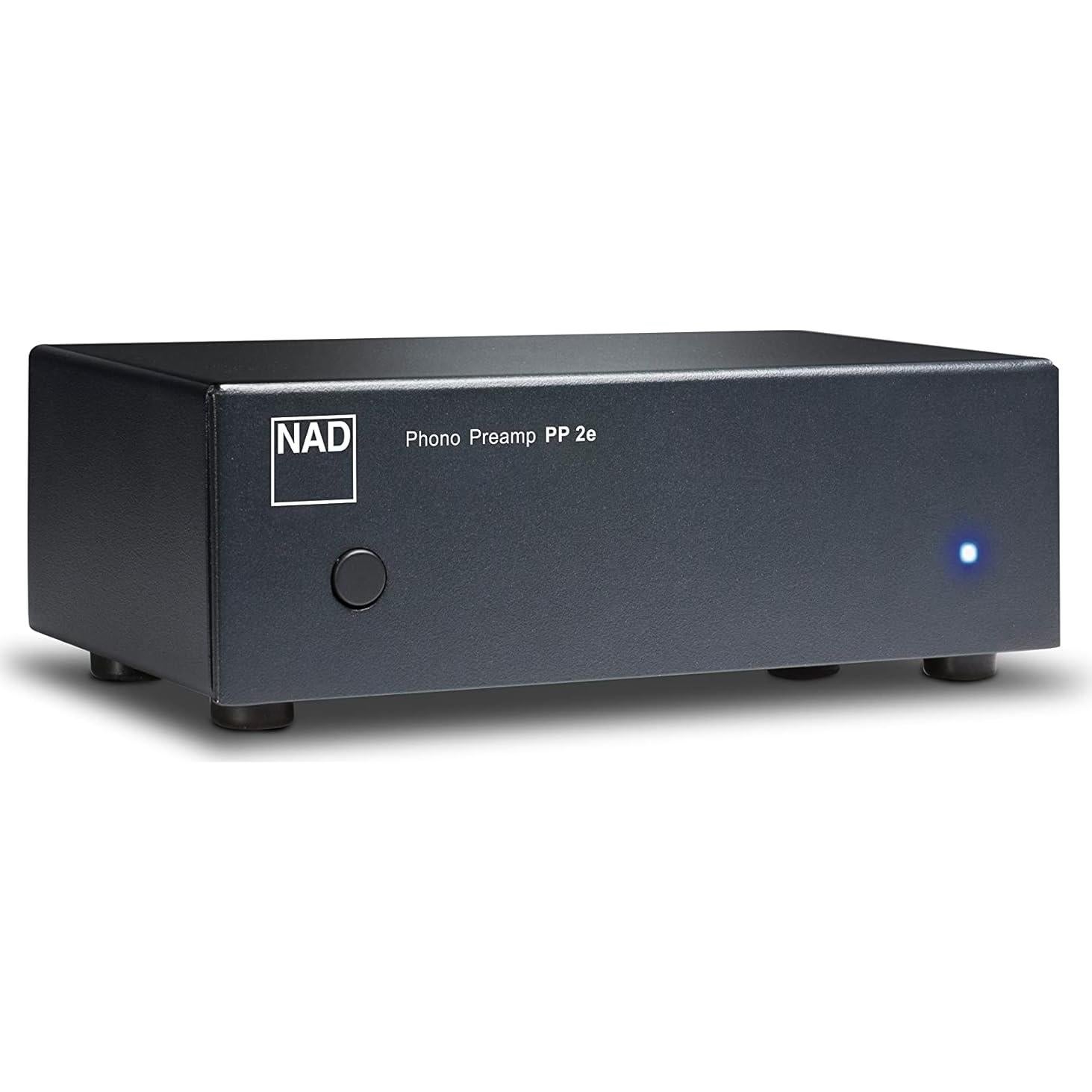 Preamplificador de Phono NAD PP 2e - Bajo Ruido, Apagado Automático