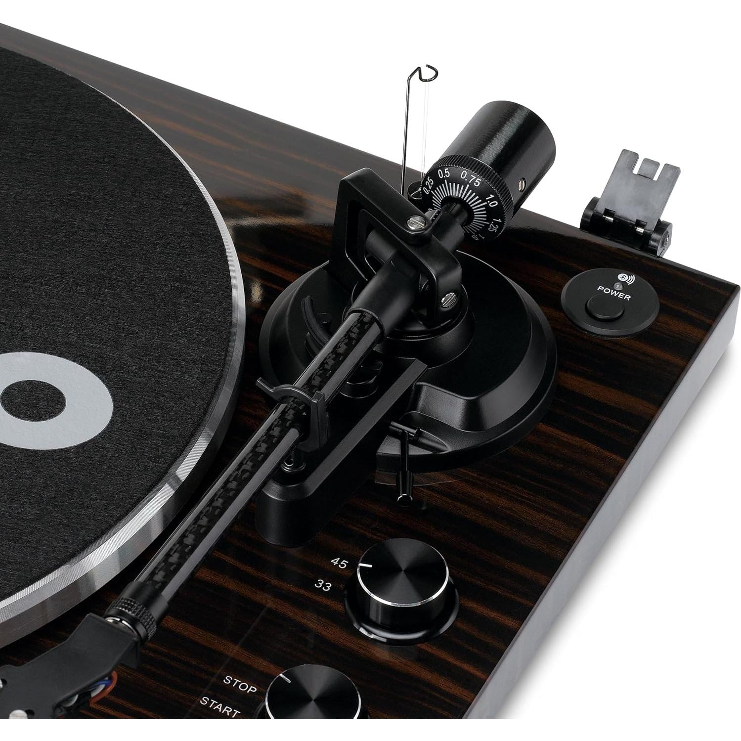 Tocadiscos Lenco LBT-345WA con Cartucho Ortofon 2M Red