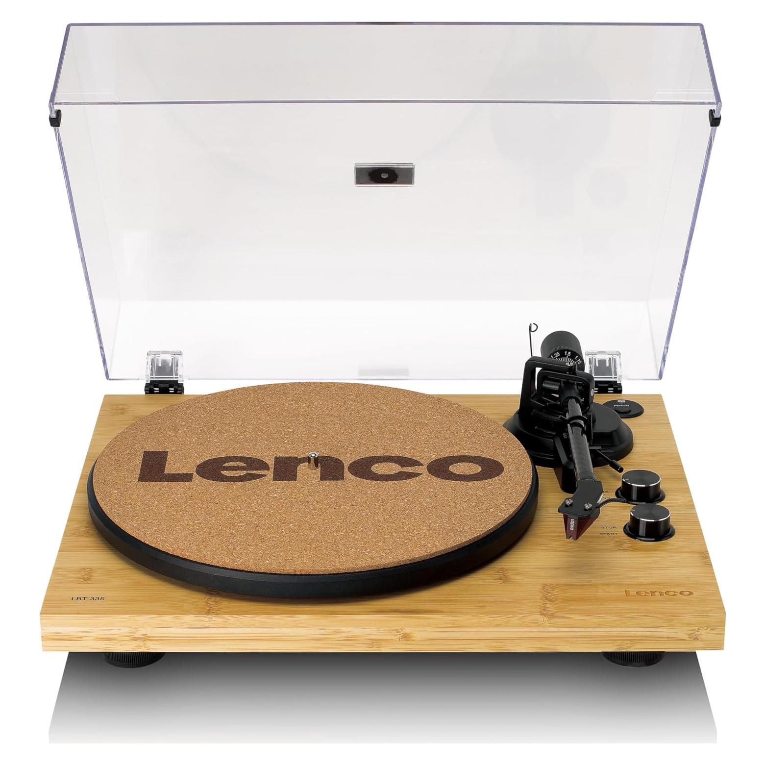 Giradiscos Lenco LBT-335BA en Bambú | Cartucho Ortofon 2M RED