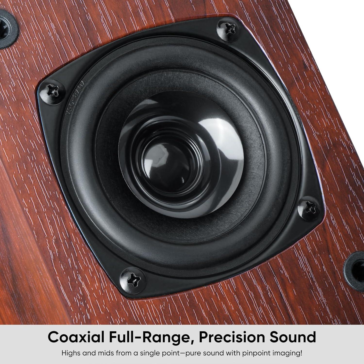 Altavoces Bluetooth Saiyin para Tocadiscos con Adaptador 45 RPM