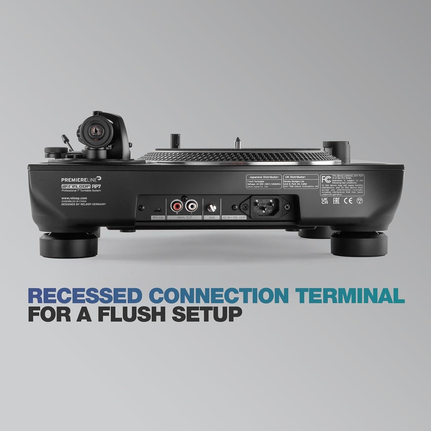 Tornamesa Profesional Reloop RP-7000 MK2 Alta Torque 11.1kg