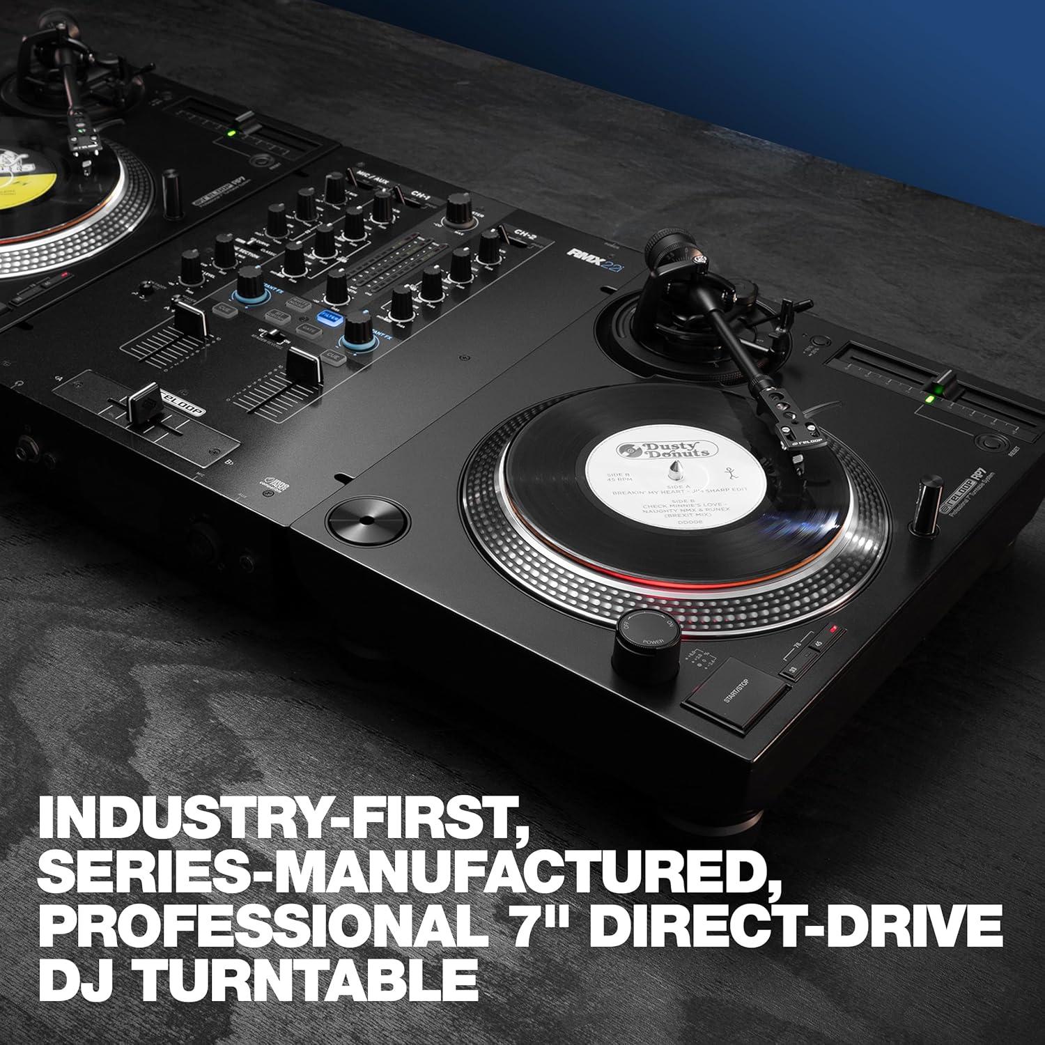 Tornamesa Profesional Reloop RP-7000 MK2 Alta Torque 11.1kg