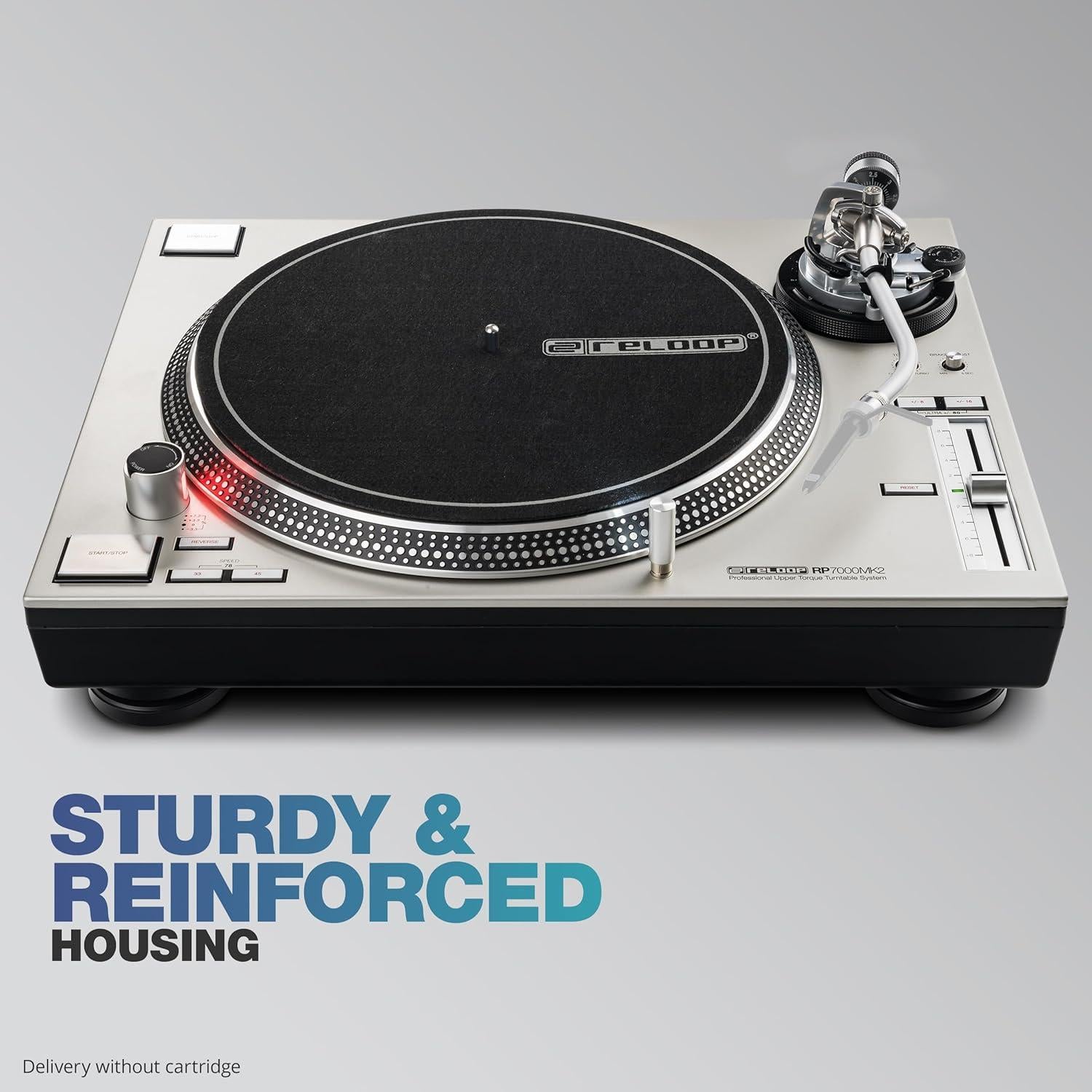 Tornamesa Profesional Reloop RP-7000 MK2 Plata 11.1kg
