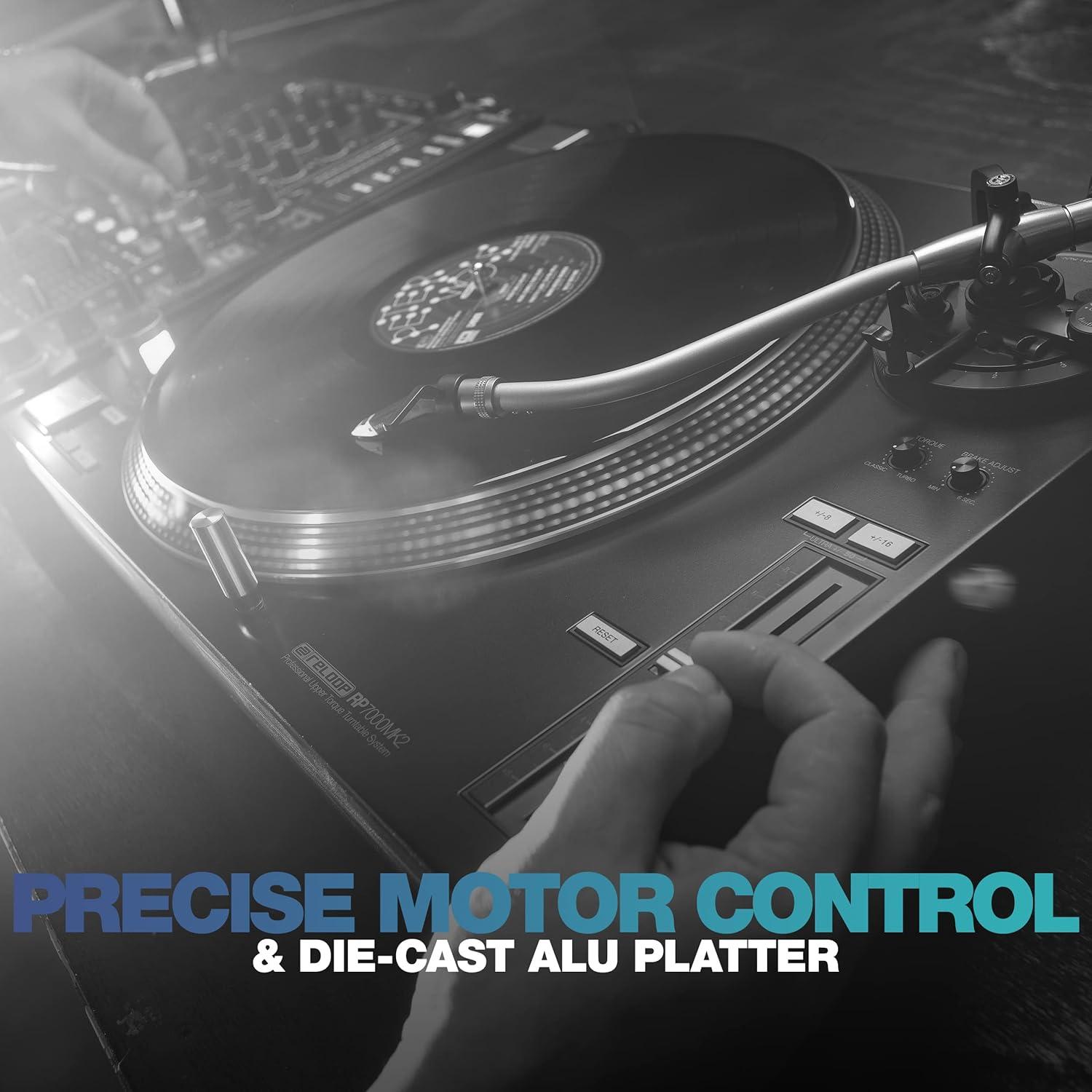 Tornamesa Profesional Reloop RP-7000 MK2 Plata 11.1kg