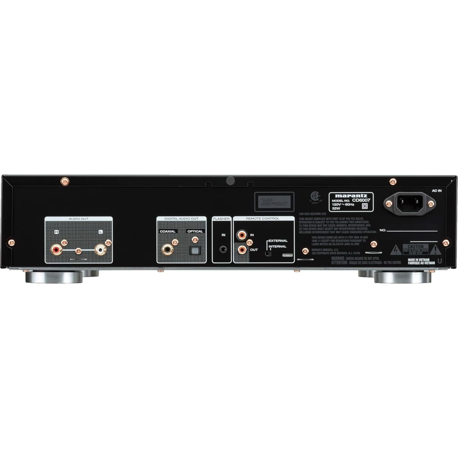Reproductor de CD Marantz CD6007 USB Negro 6.5kg