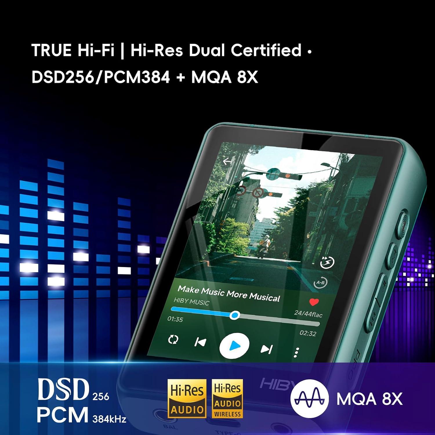 Reproductor de Música HiBy R3 PRO II - 4000mAh, Bluetooth 5.1