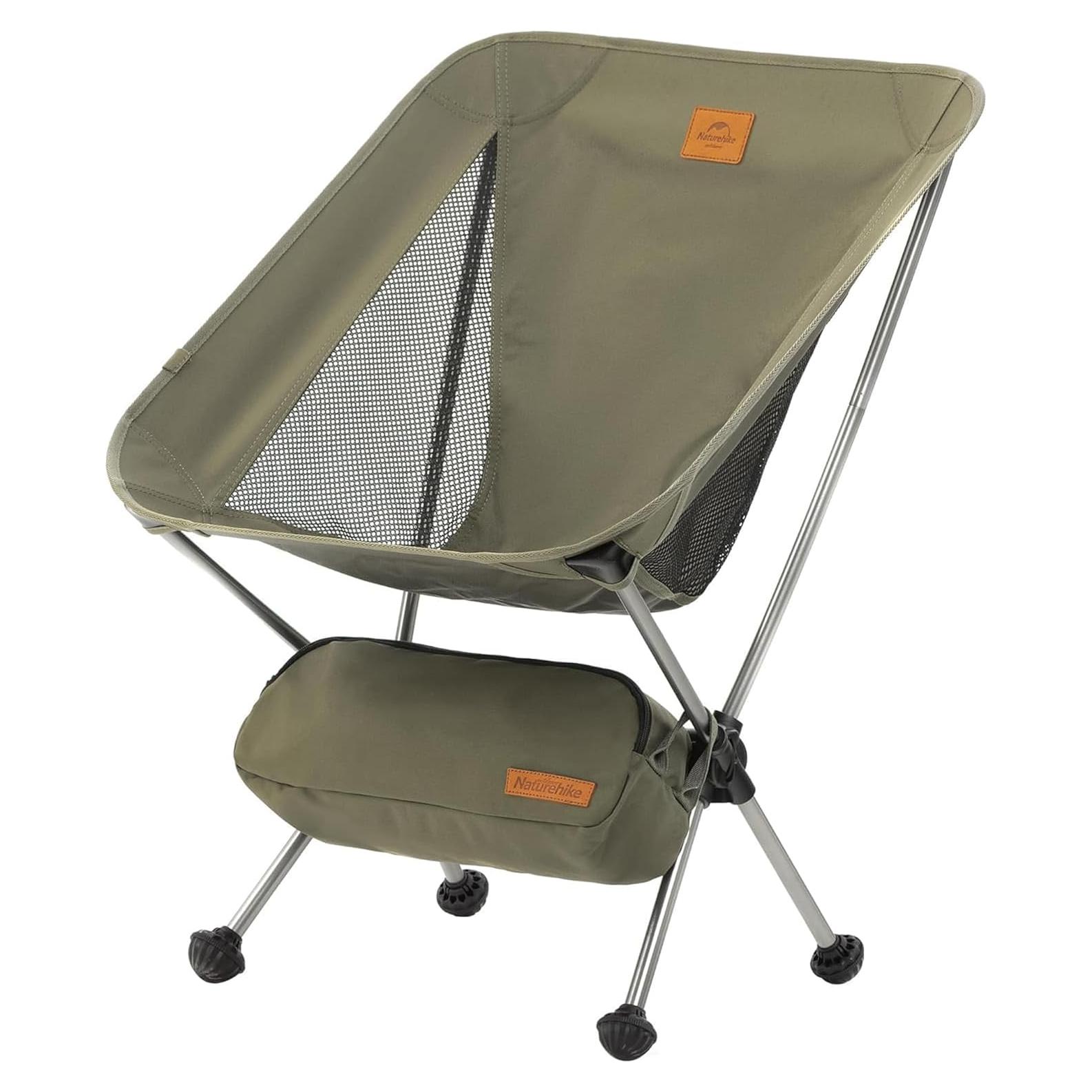 Silla de Camping Naturehike YL08 Ultraligera Verde 0.96 kg