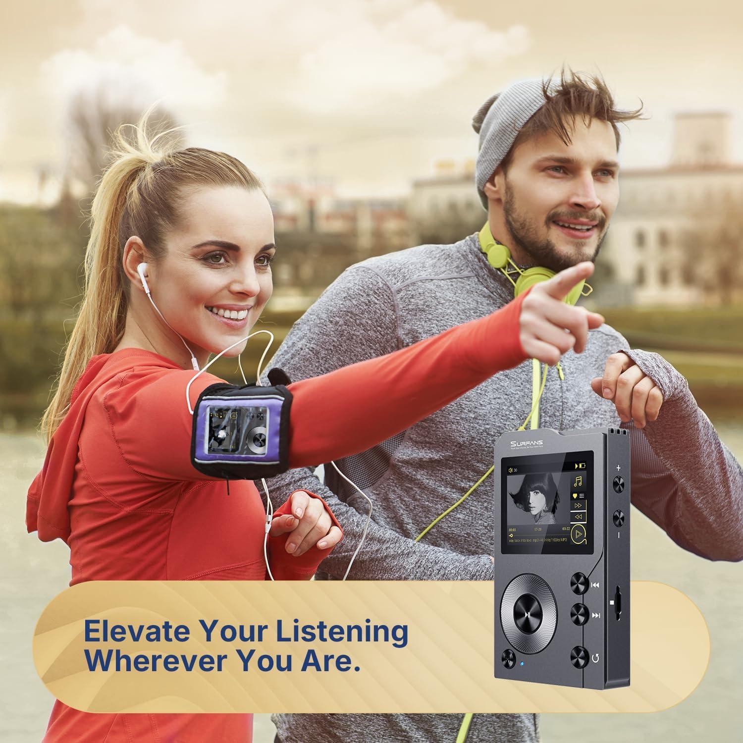 Reproductor MP3 HiFi SURFANS F20 Bluetooth 5.2 128GB