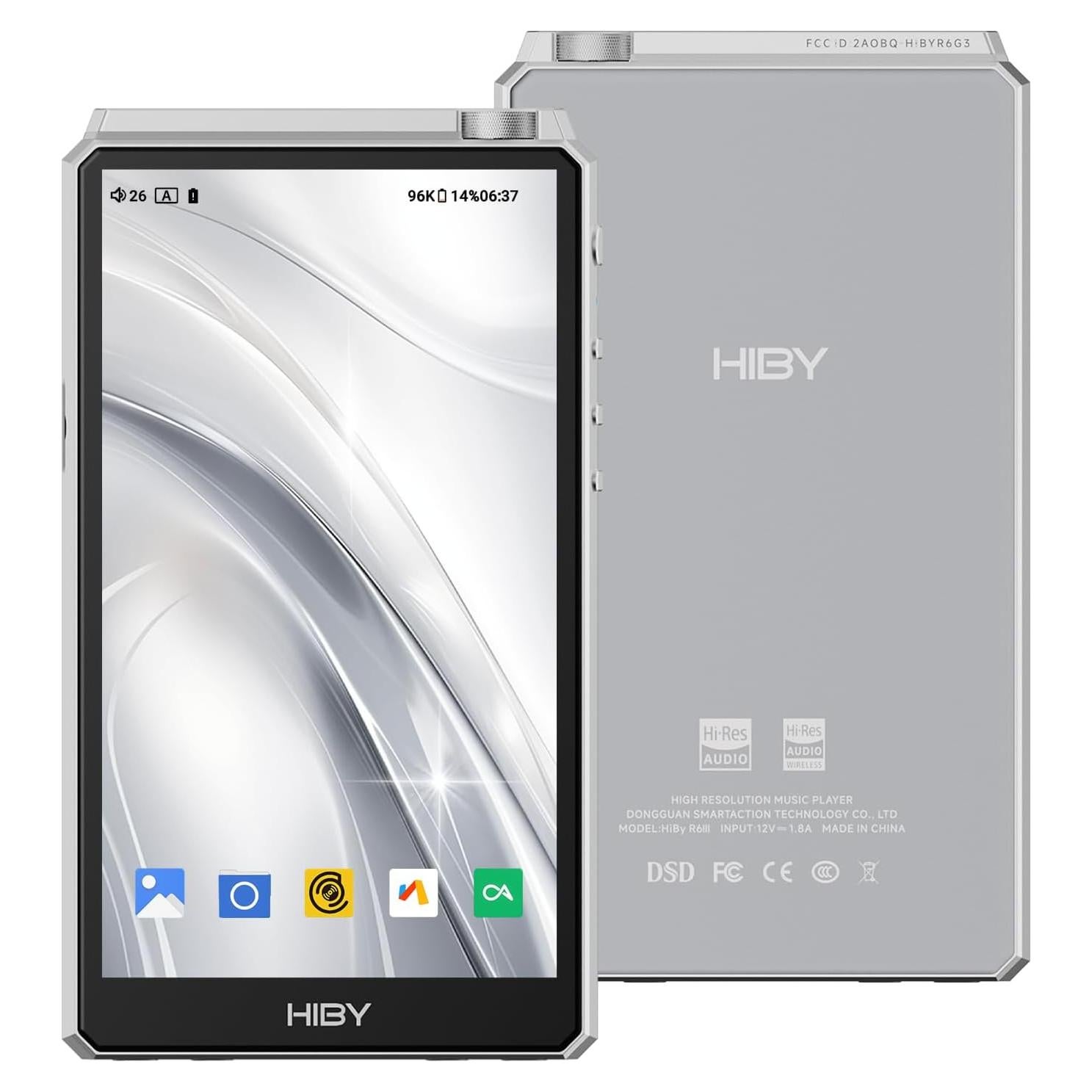Reproductor DAP HiBy R6 Gen3 Hi Res Android 12 64GB 2TB