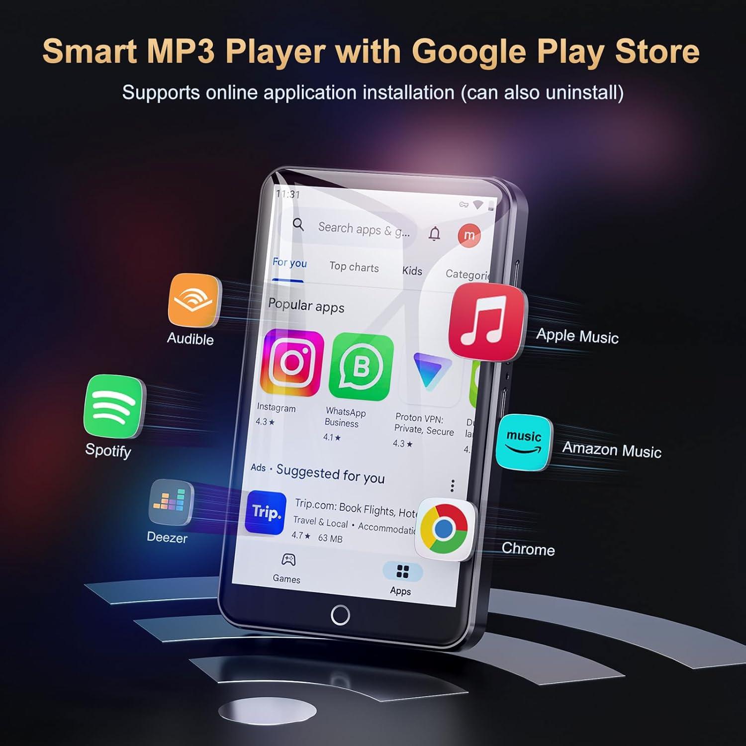 Reproductor MP3 Oilsky M303 Pro 80GB Bluetooth WiFi Pantalla 10.16cm