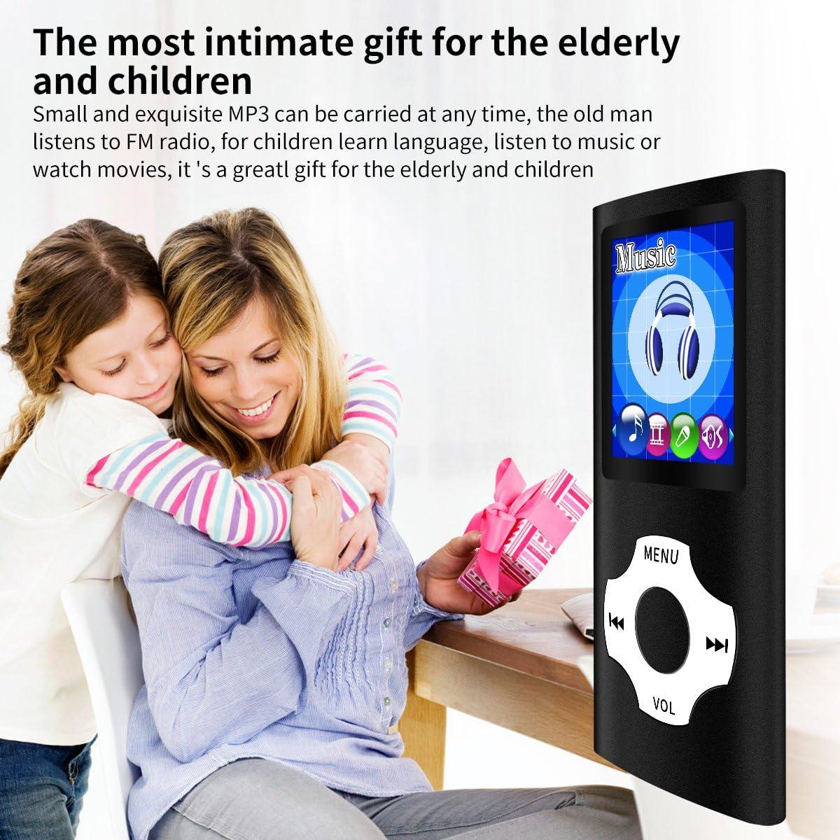 Reproductor MP3 MYMAHDI M230 Negro 64GB Soporte MP4 y FM