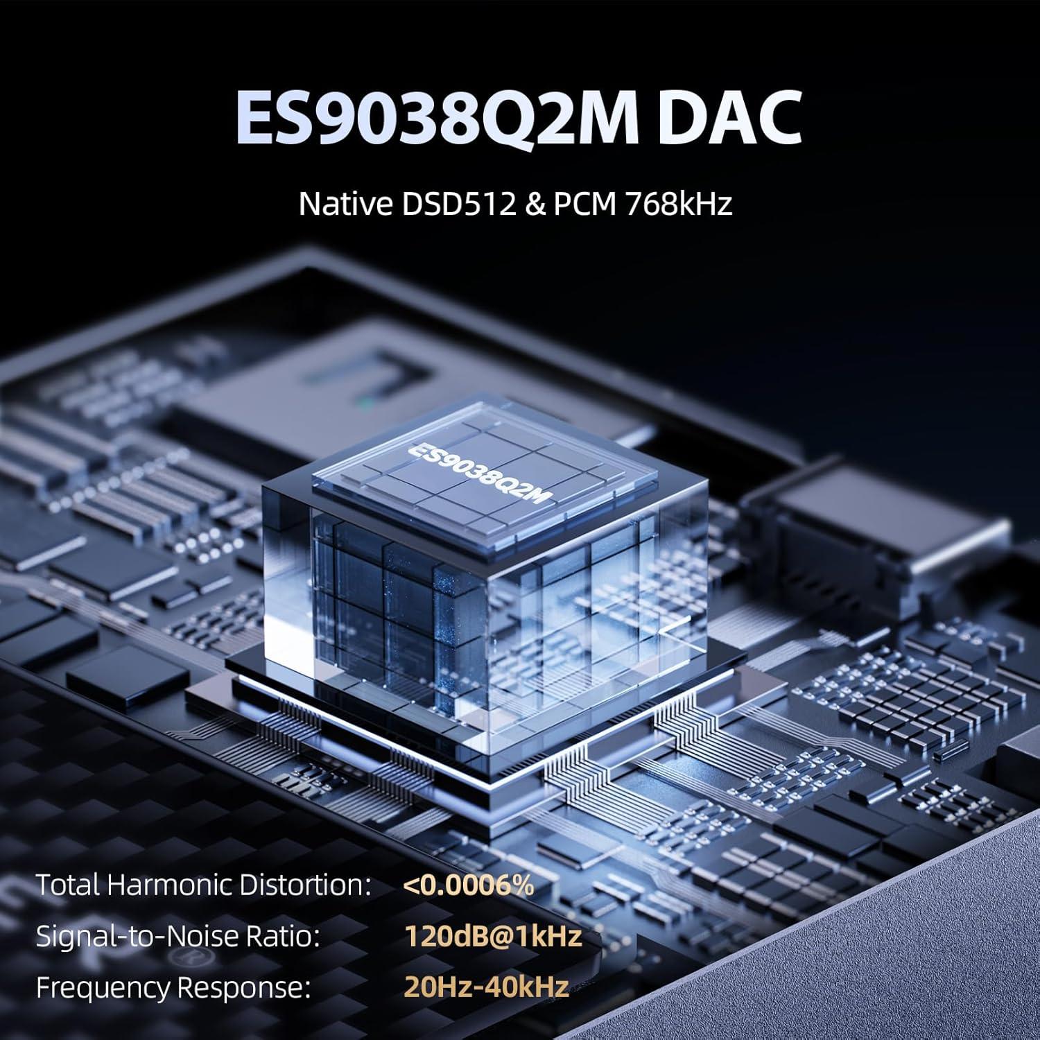 Reproductor MP3 Hi-Fi HIFI WALKER H20 Ultra 128GB DAC ES9038Q2M