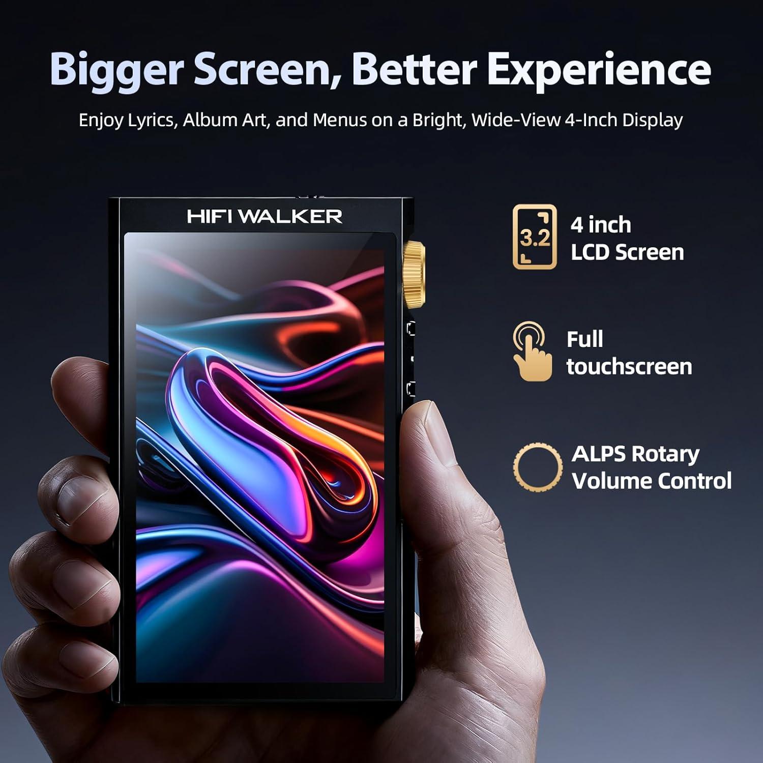 Reproductor MP3 Hi-Fi HIFI WALKER H20 Ultra 128GB DAC ES9038Q2M