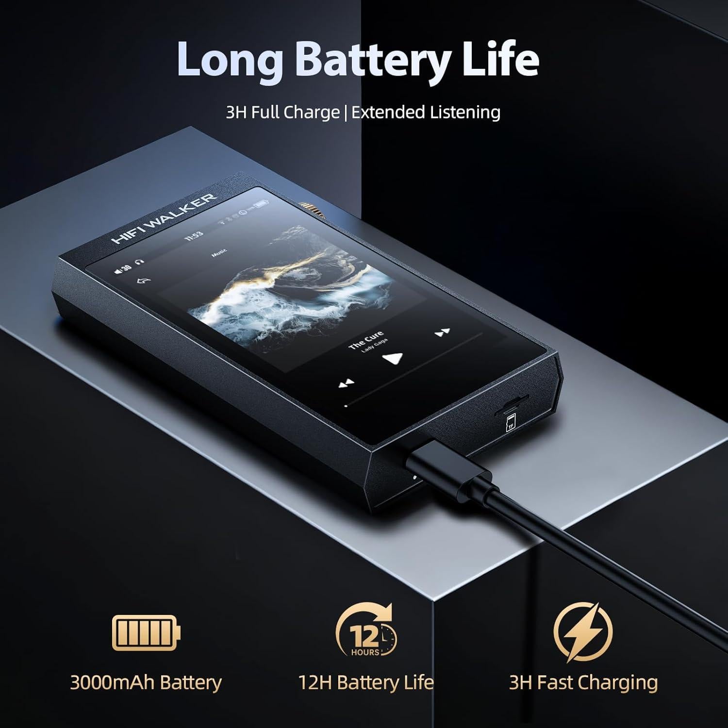 Reproductor MP3 Hi-Fi HIFI WALKER H20 Ultra 128GB DAC ES9038Q2M