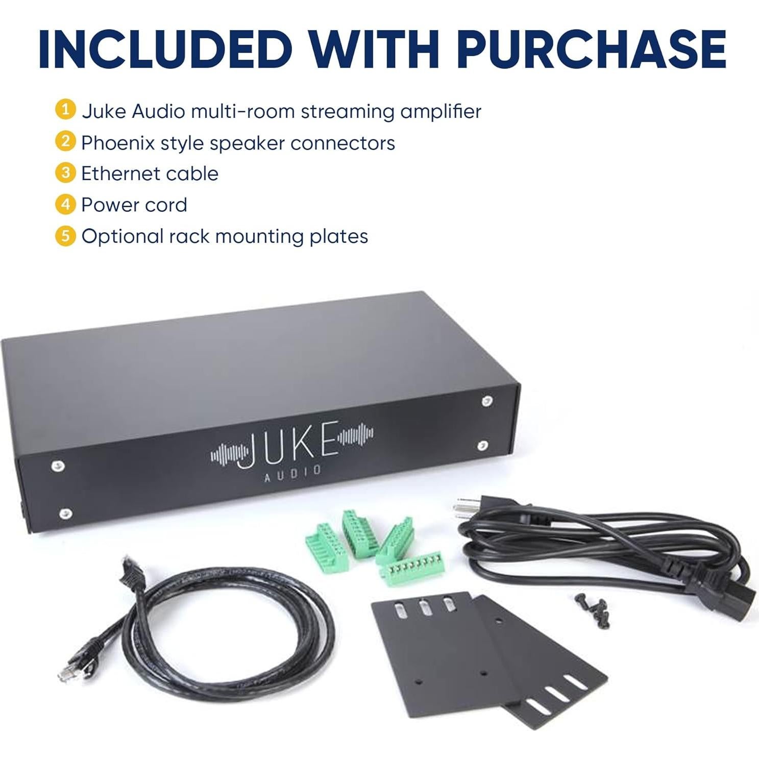 Amplificador de Audio Juke-6 | 12 Canales | 480W | Inalámbrico