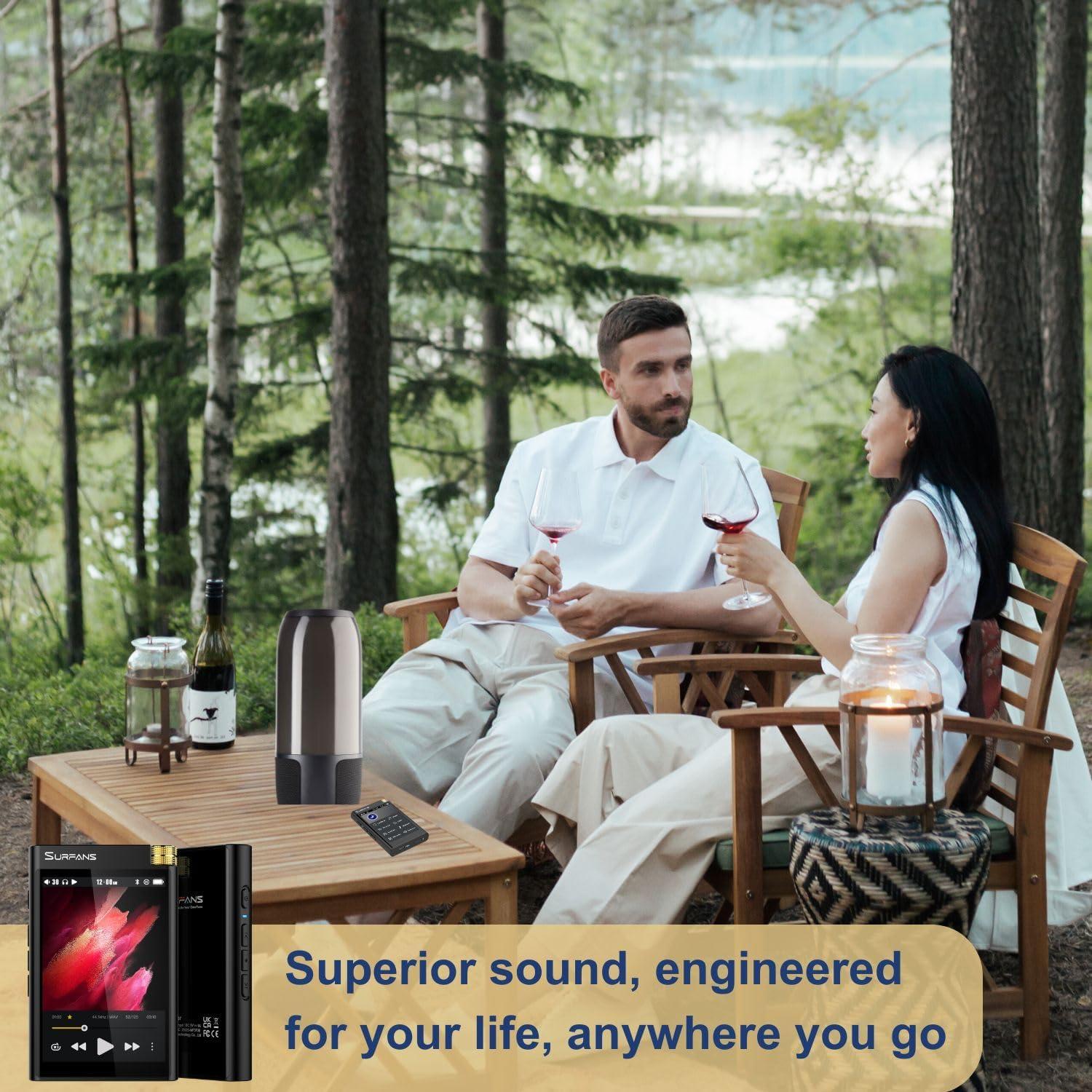 Reproductor MP3 Bluetooth Surfans F28 HiFi 3.5" Alta Resolución