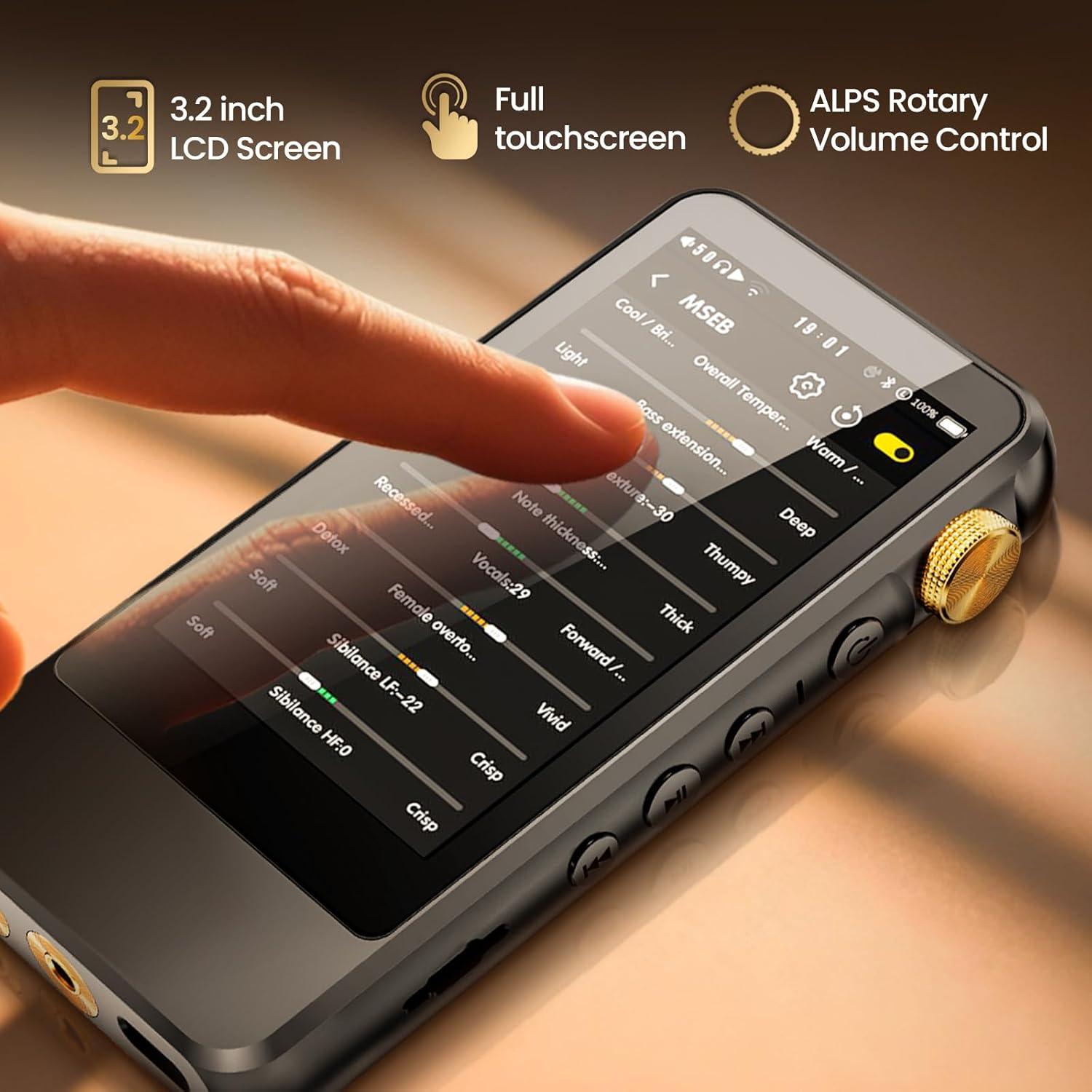Reproductor MP3 HIFI WALKER H20 Pro 128GB Bluetooth Doble DAC