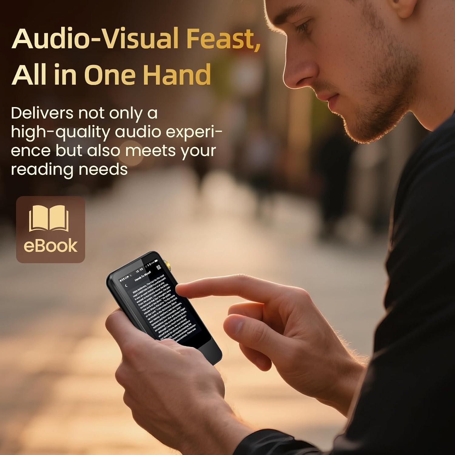 Reproductor MP3 HIFI WALKER H20 Pro 128GB Bluetooth Doble DAC