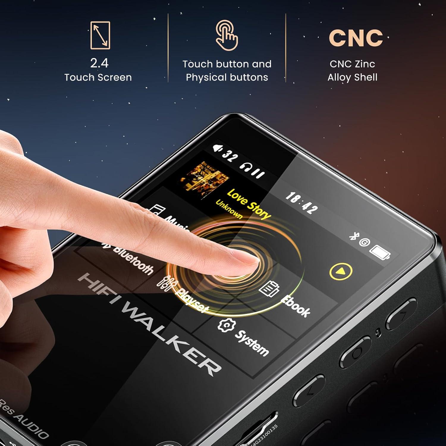 Reproductor de Música Portátil HIFI WALKER H2 Touch 128GB