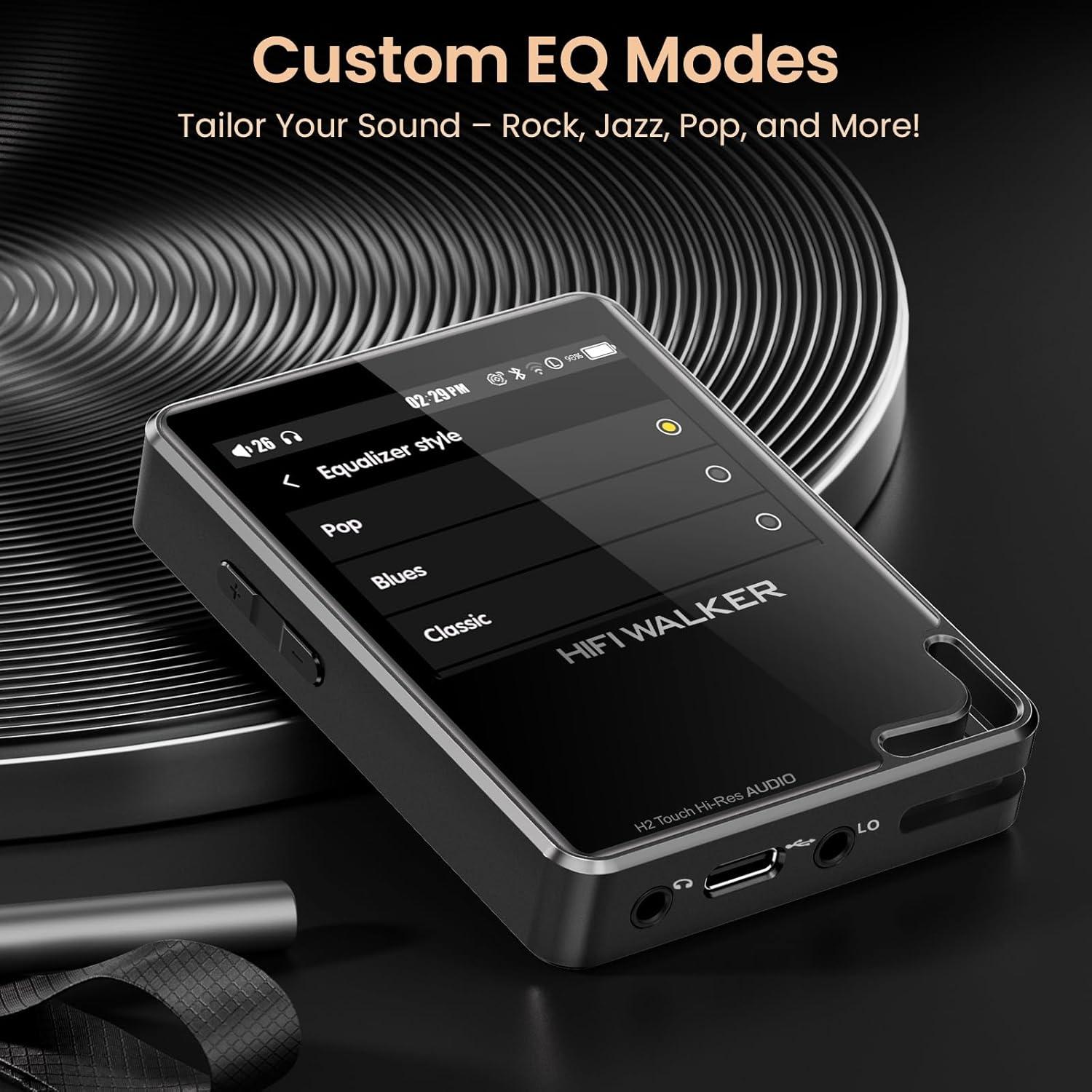 Reproductor de Música Portátil HIFI WALKER H2 Touch 128GB