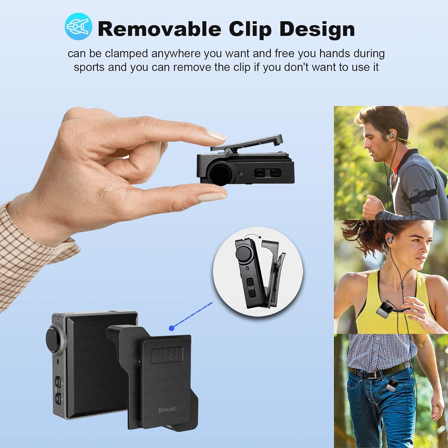 Reproductor MP3 HiFi Hmusic P68 Bluetooth 16GB, 128GB Max