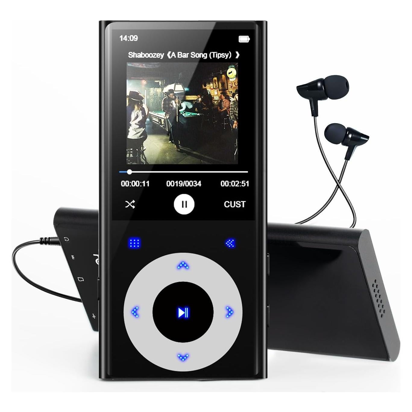 Reproductor MP3 CCHKFEI 64GB Bluetooth 5.3 Pantalla 2.4"