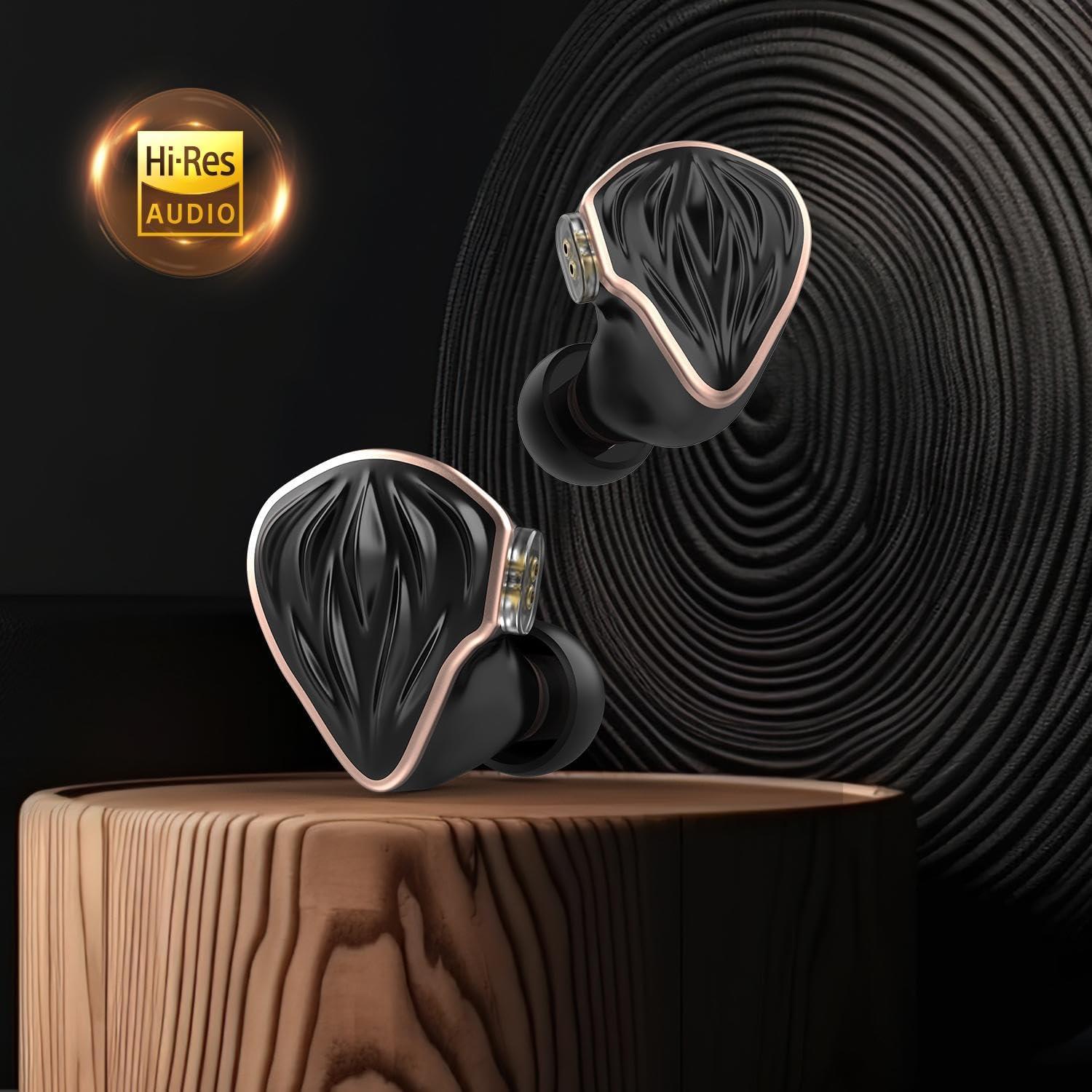 Auriculares In-Ear Hidizs MS3 2BA+1DD HiFi 10.2mm Negro