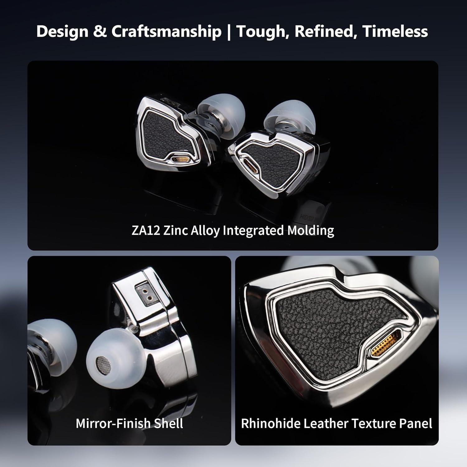 Auriculares In-Ear HIDIZS MS2 PRO 10.2mm Híbridos 3.5mm Azul