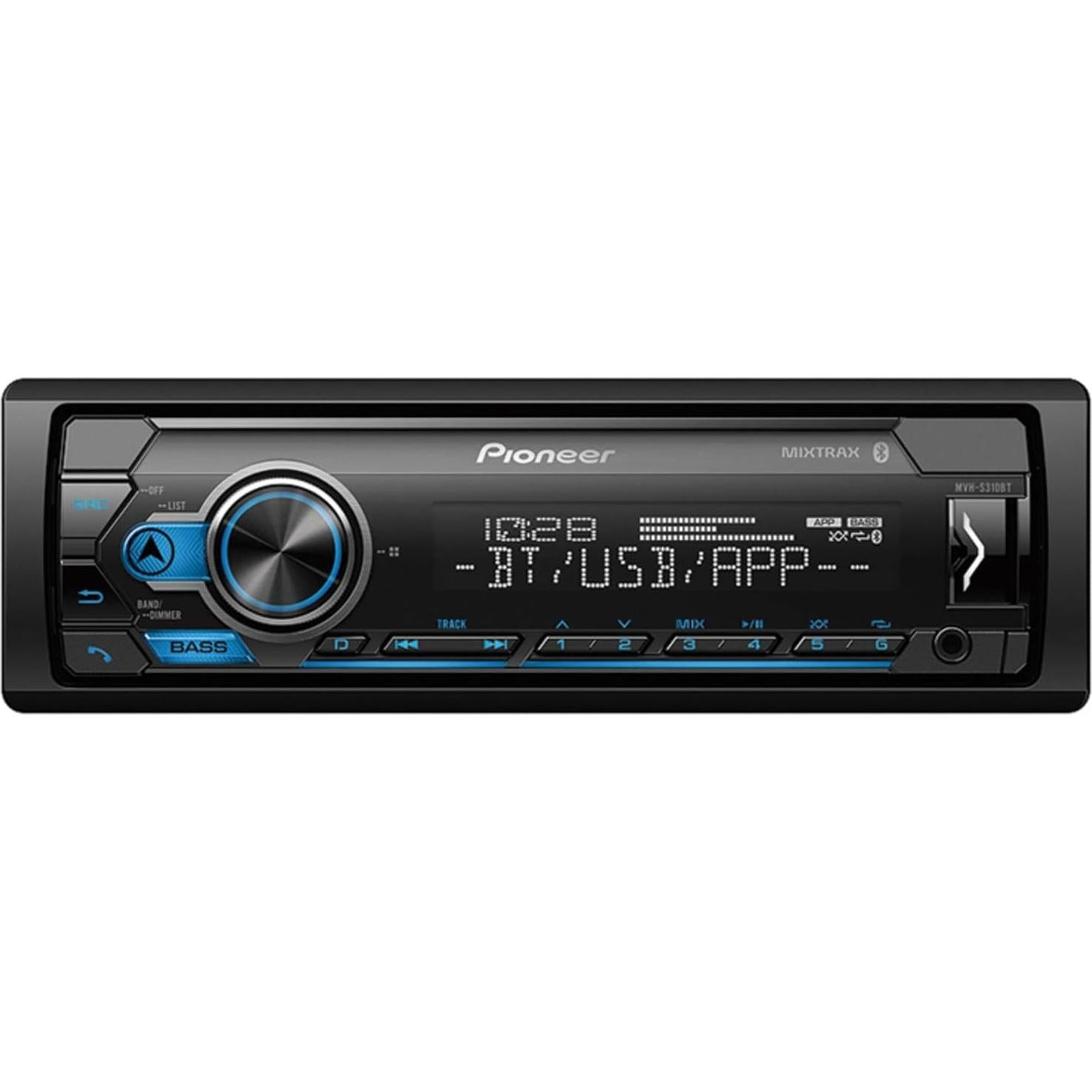 Receptor de Medios Pioneer MVH-S310BT Bluetooth USB Auxiliar