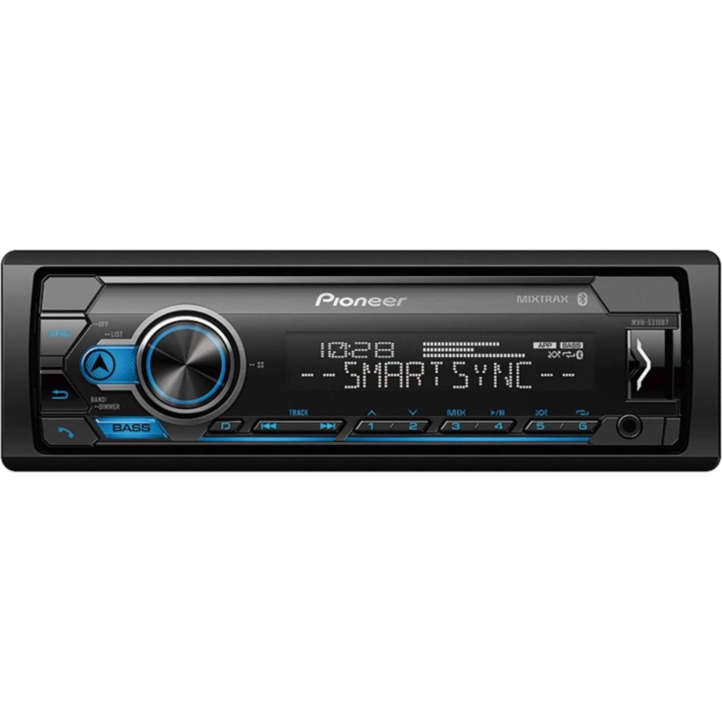 Receptor de Medios Pioneer MVH-S310BT Bluetooth USB Auxiliar