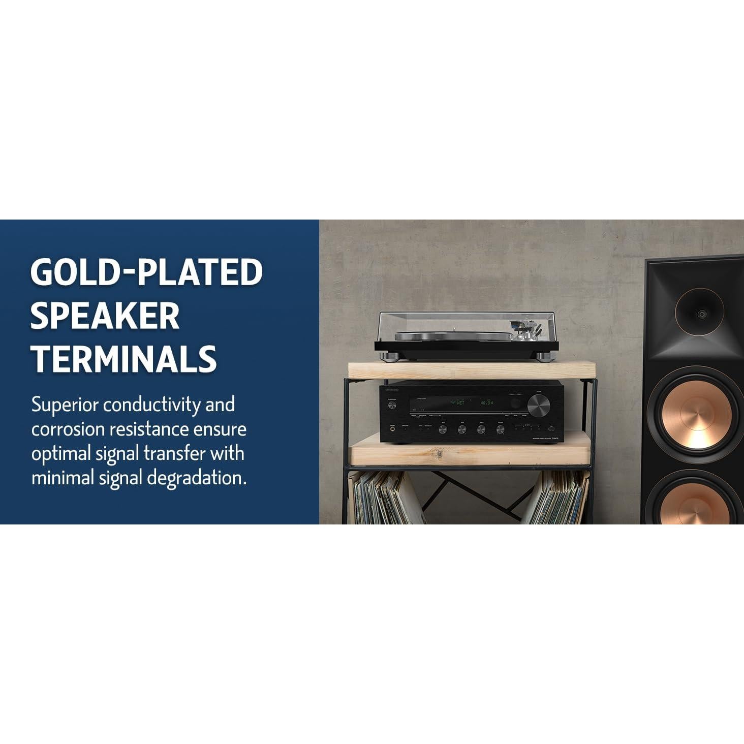 Receptor Estéreo Onkyo TX-8470 2 Canales Wi-Fi Bluetooth Phono